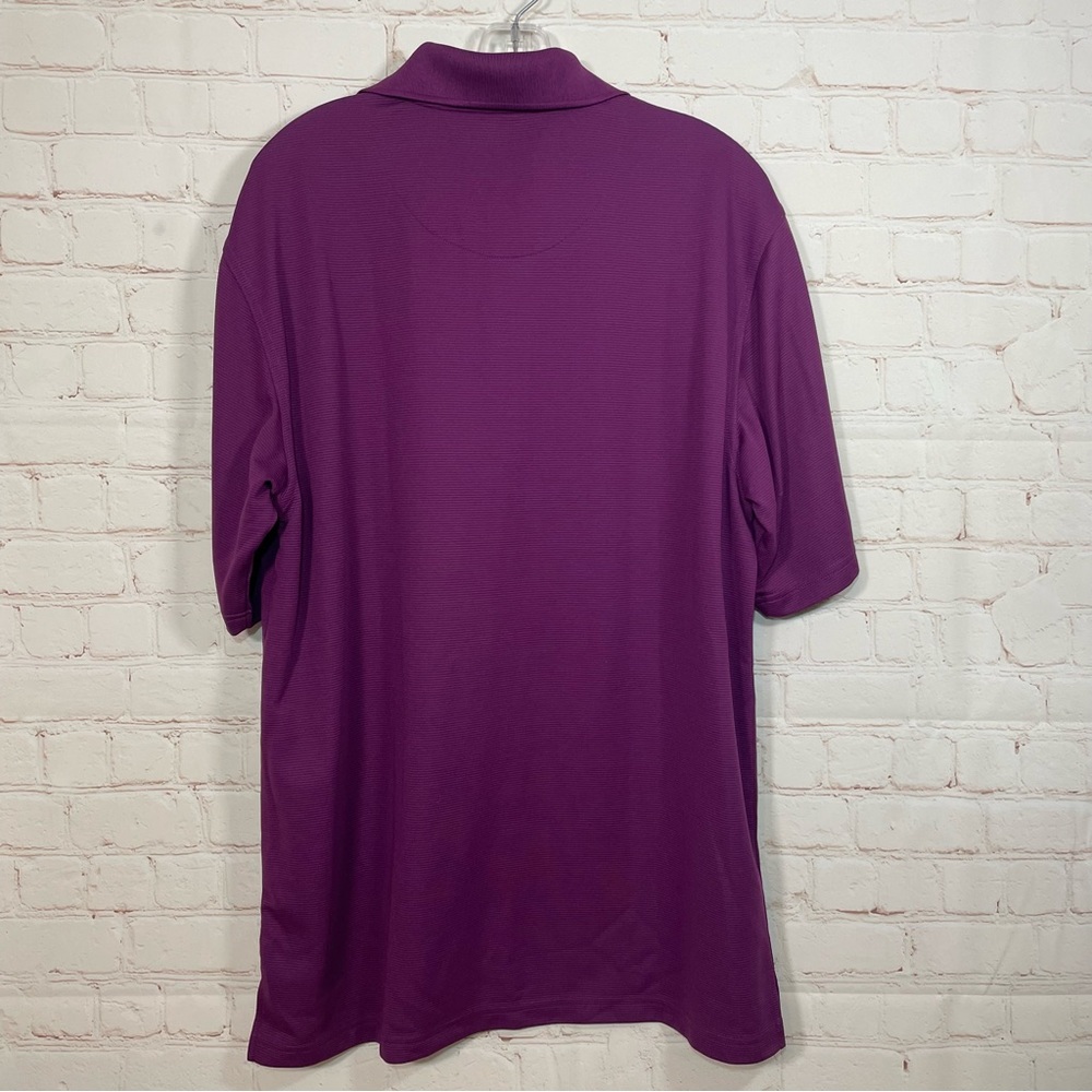 Grand Slam Men's Big & Tall Air Stretch Purple Golf Polo Shirt Large Tall NWT - Picture 9 of 9